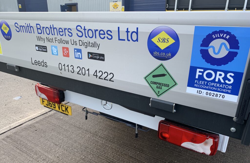 Back of SBS Vehicle