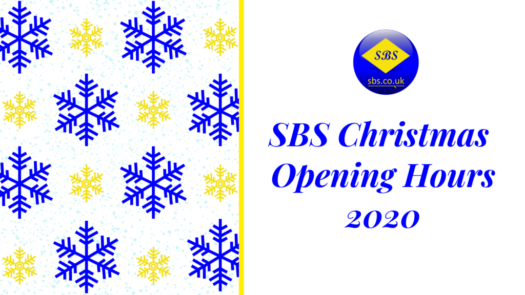 SBS Christmas Opening Hours 2020