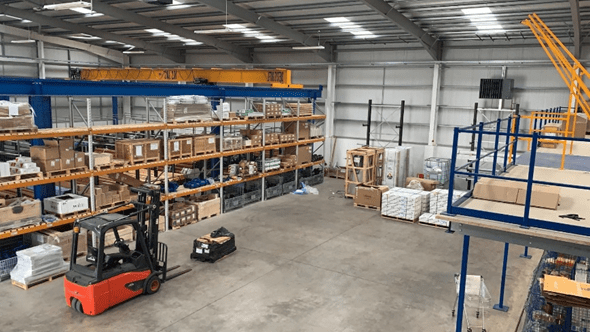 SBS Glasgow warehouse