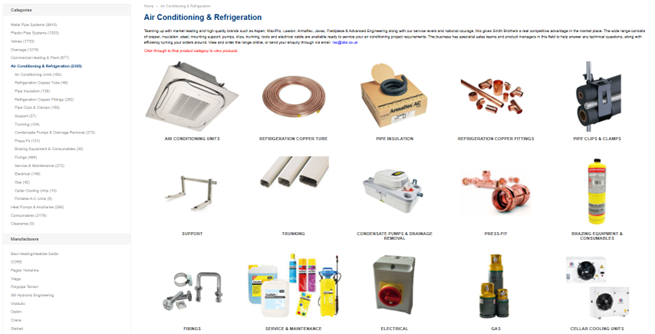 ACR Category on the customer portal
